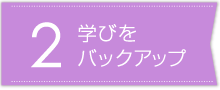 学びをバックアップ